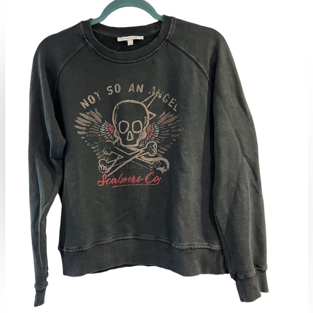 Scalpers Women Gray Sweatshirt